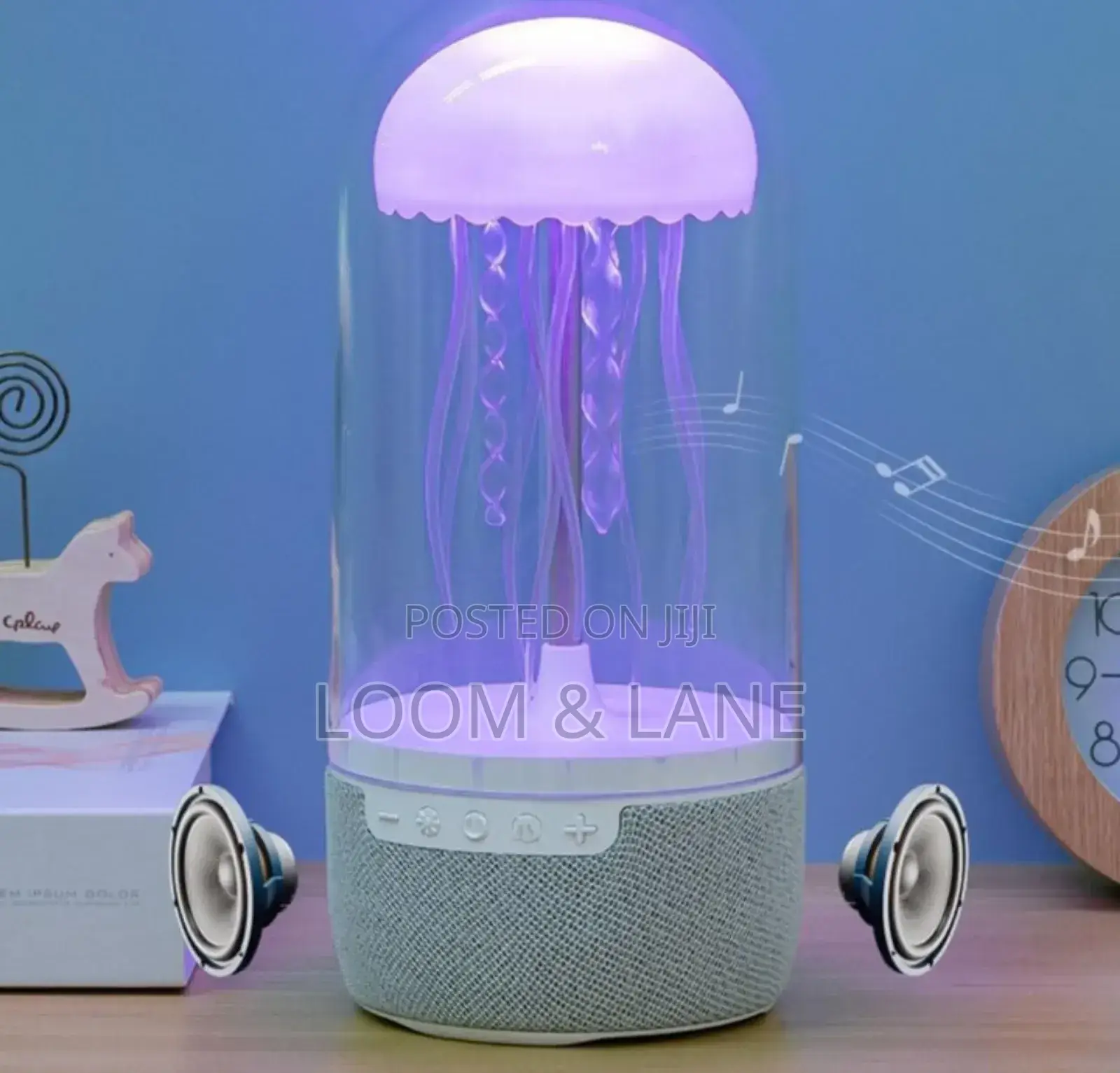 Jellyfish-Shaped Bluetooth Speaker and Mood Lamp