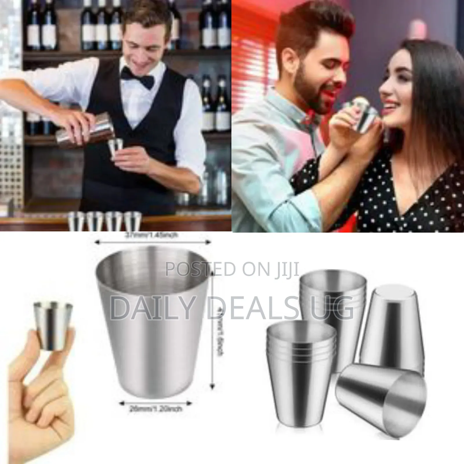 Stainless Steel Shot Glasses