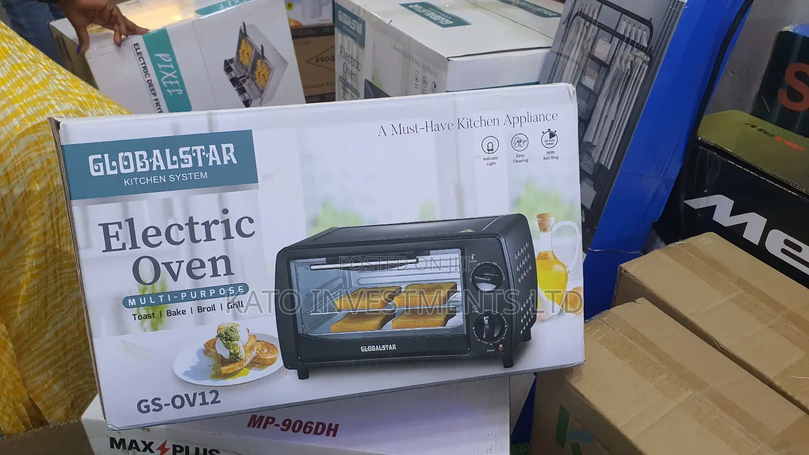 Globalstar 12 Litrs Oven Toast, Bake, Broil,Grill