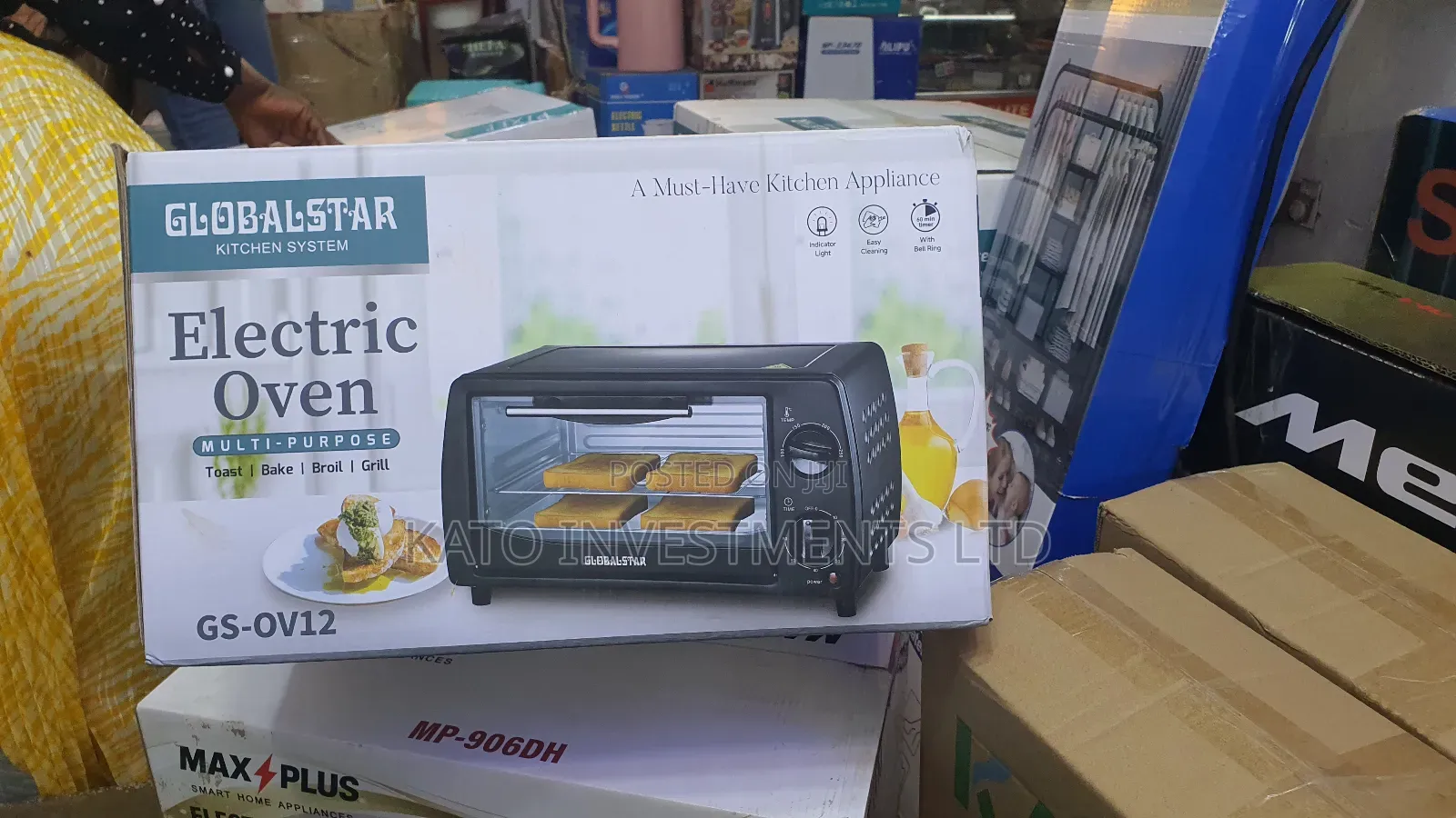 Globalstar 12 Litrs Oven Toast, Bake, Broil,Grill