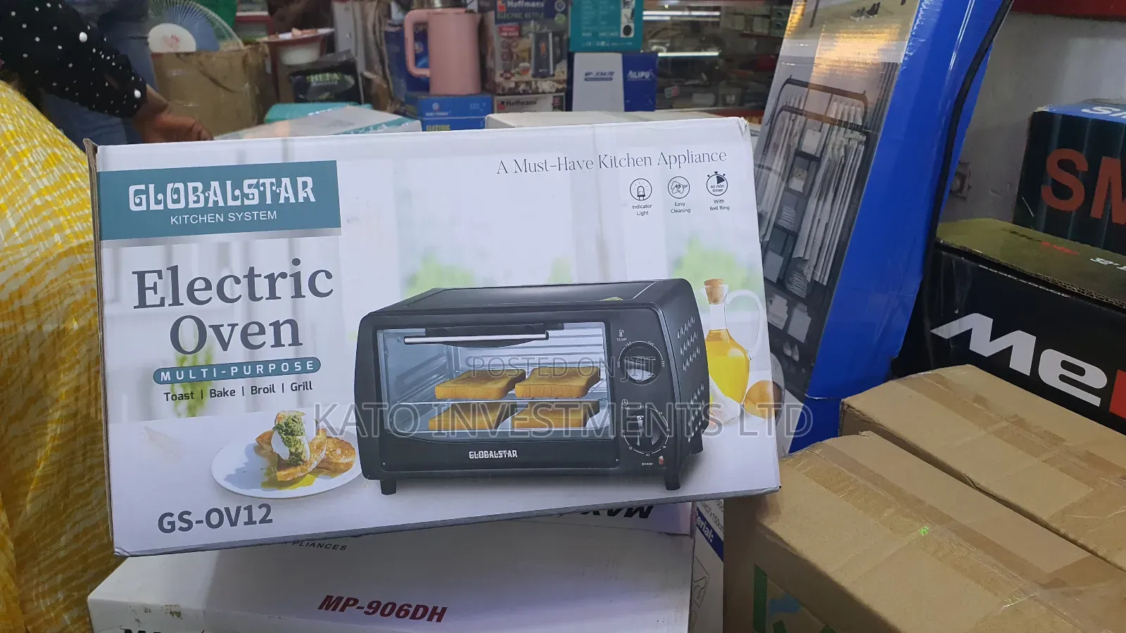 Globalstar 12 Litrs Oven Toast, Bake, Broil,Grill