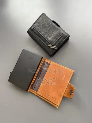 Minimalist Leather Rfid-Blocking Wallets,