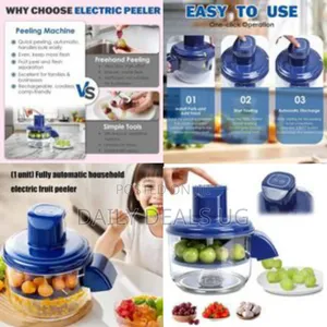 Efficient Electric Fruit and Vegetable Peeler Pitter - Multicolor