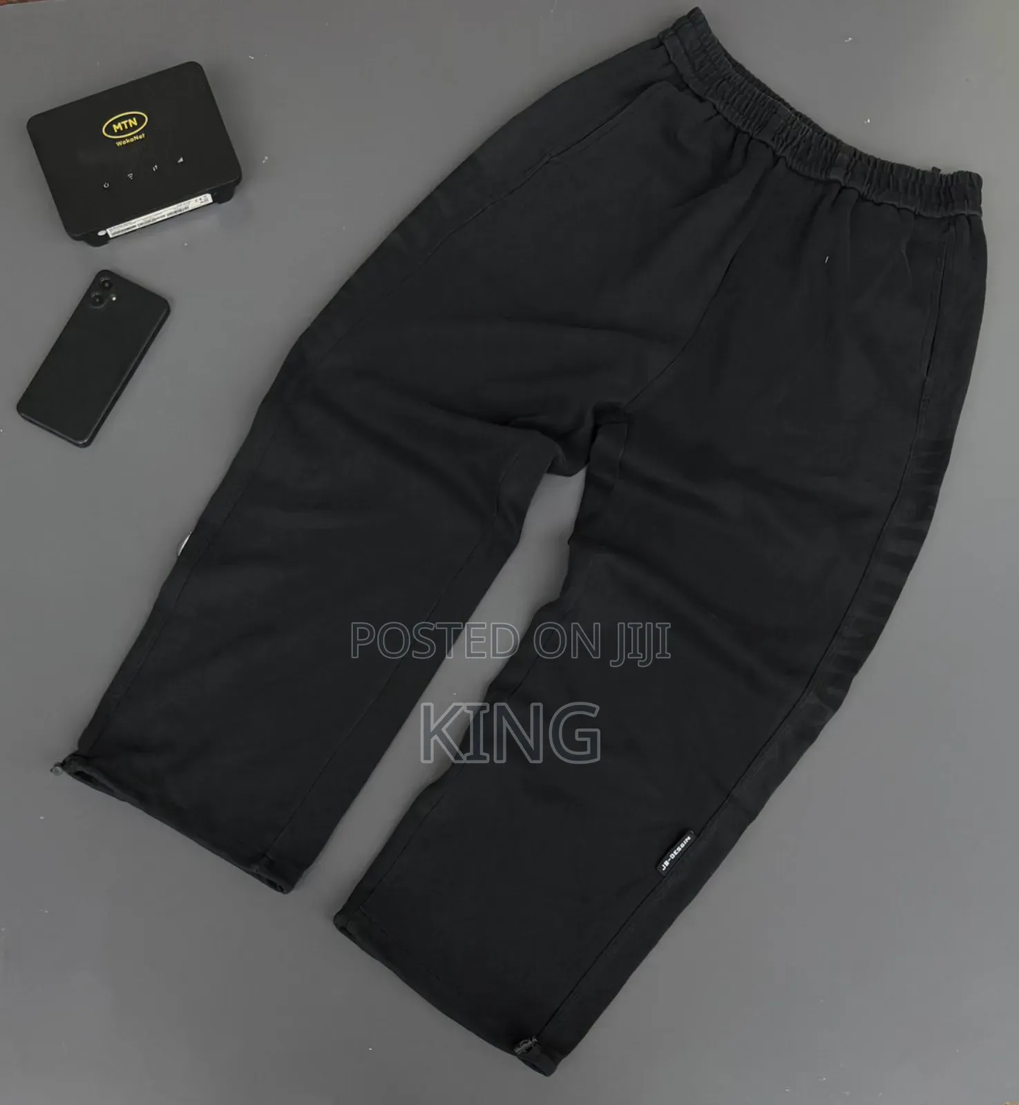 Mens Tucano Urbano Baggy Pants Black