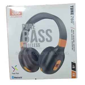 JBL Tune 760bt Pure Bass Wireless Headphones – Deep Bass.