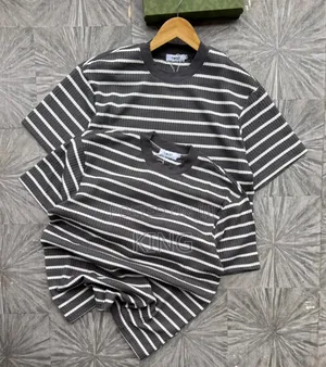 Twist Striped Men's Casual T-Shirt