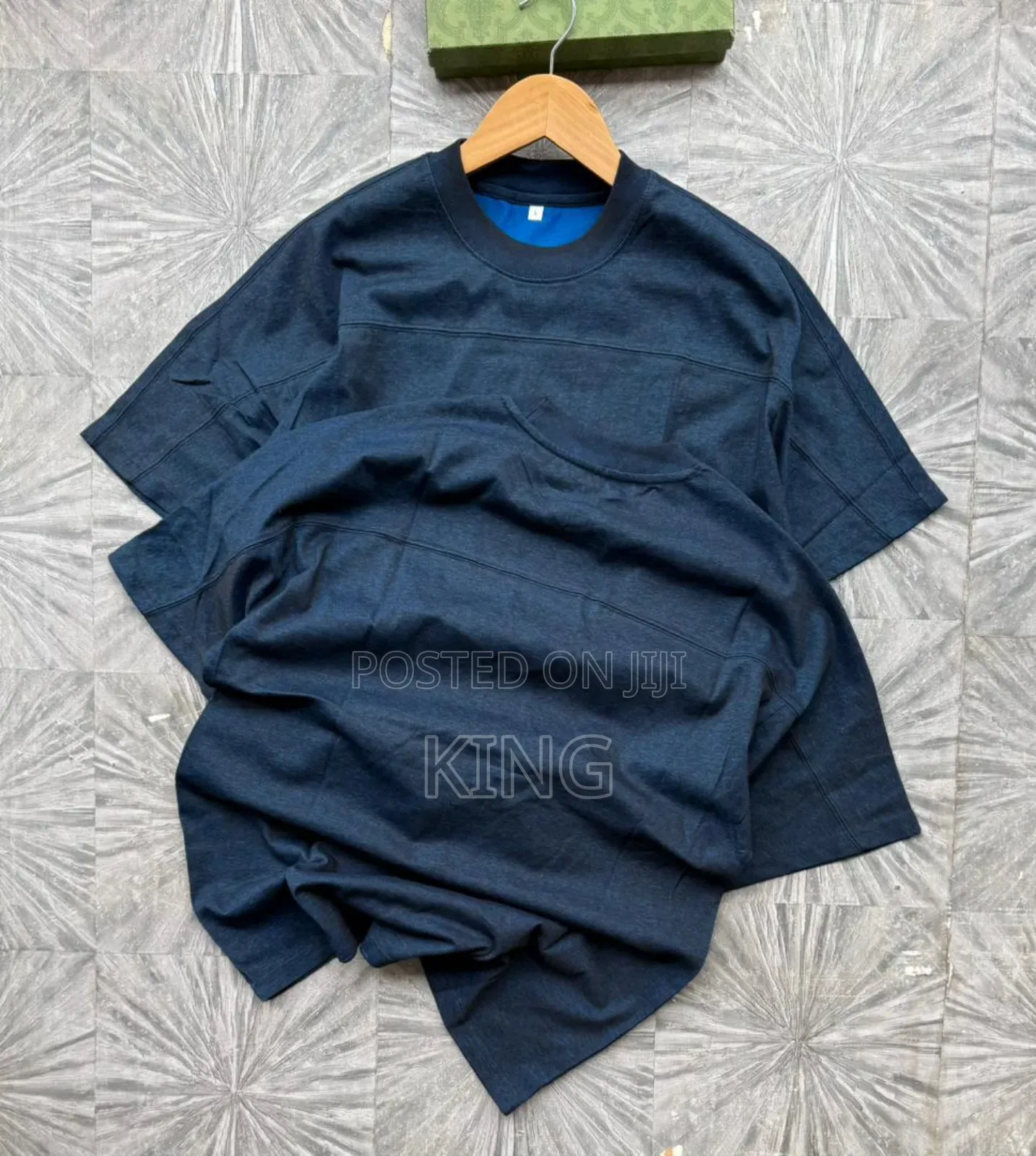 Brown, Green, Navy, Mustard Cotton-Blend T-Shirt