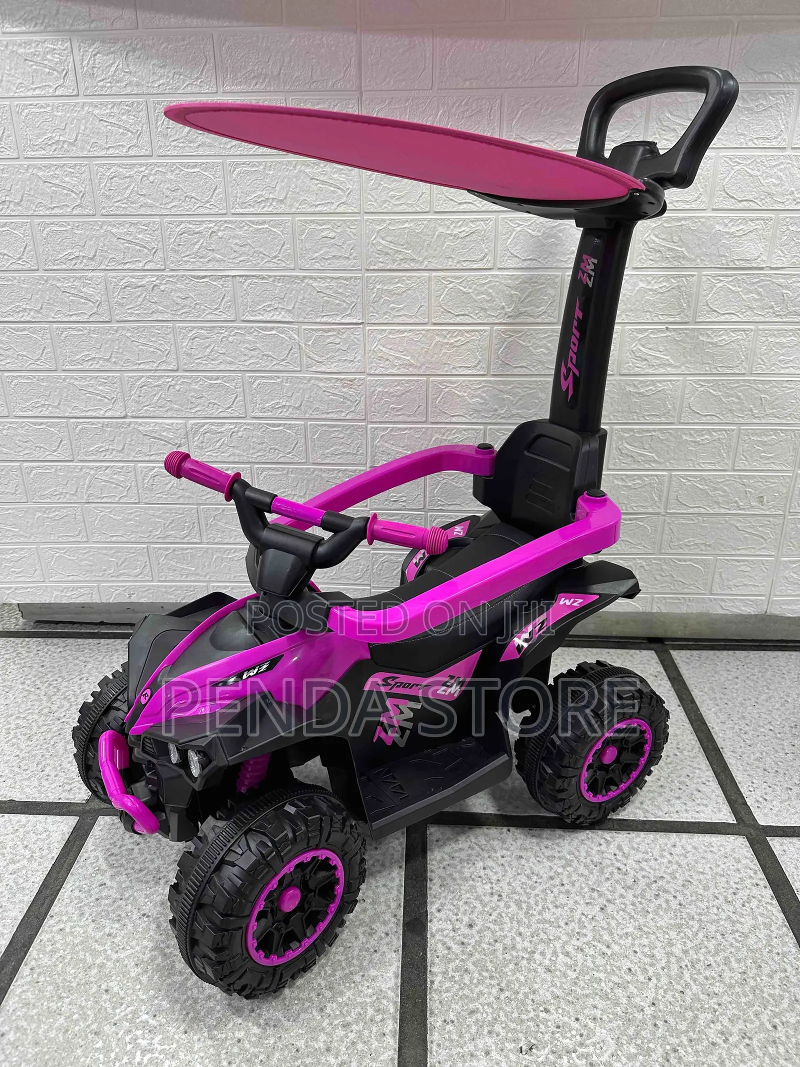 Kids Push Car With Umbrella – Foldable Kids Push Car With Umbrella
