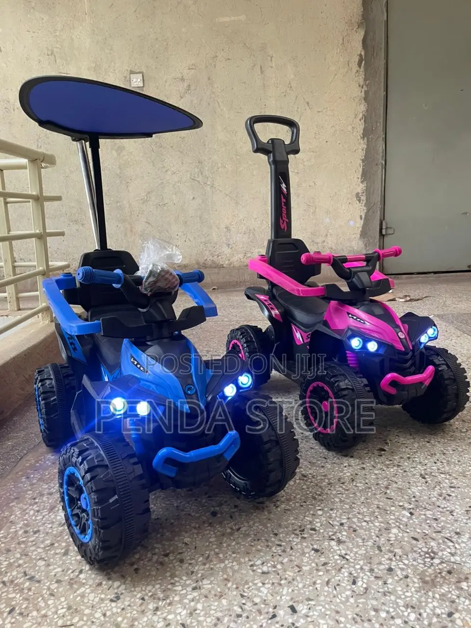 Kids Push Car With Umbrella – Easy Puush Kids Push Car With Umbrella