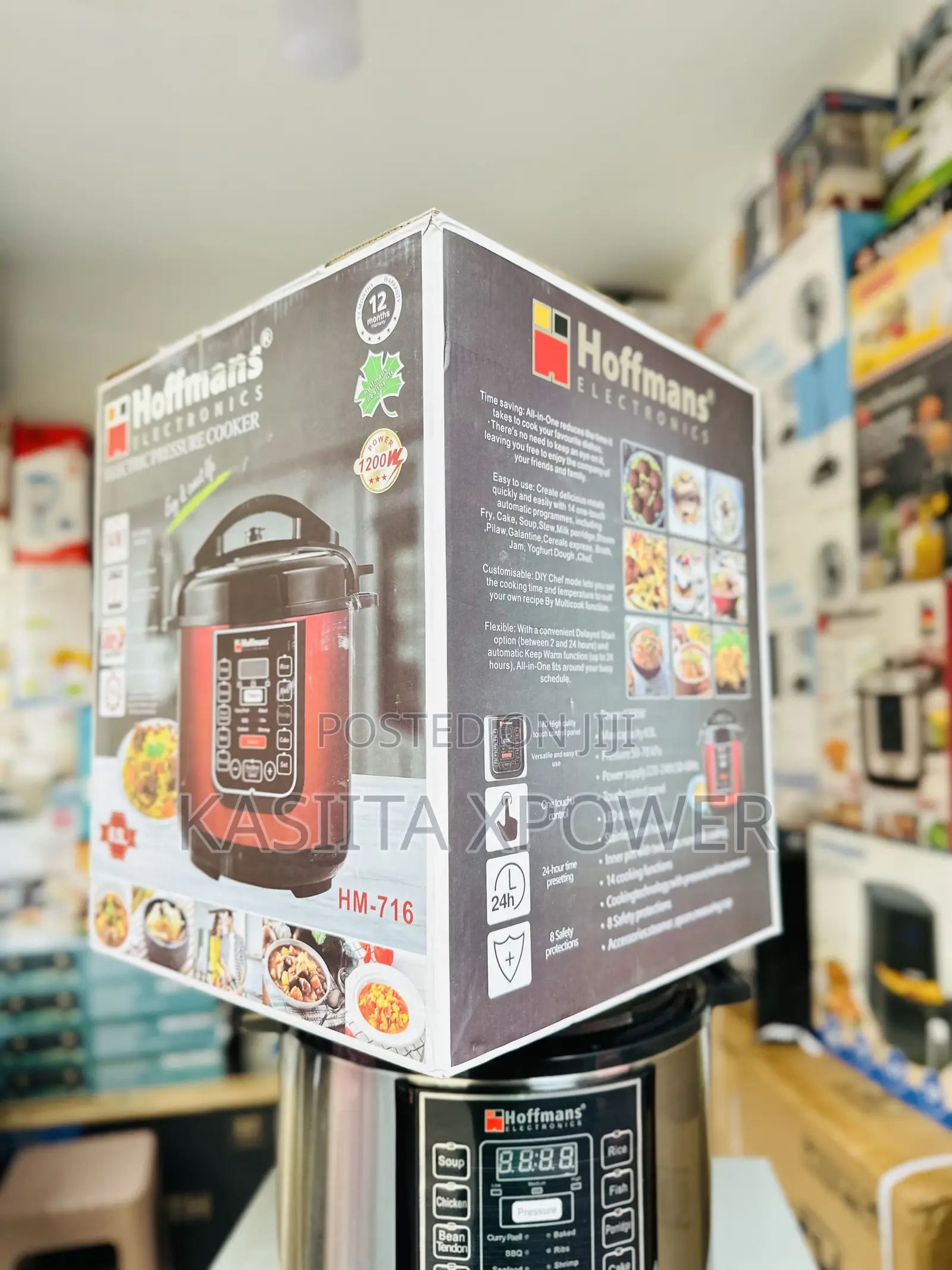 Hoffman Pressure Cooker 6.5litres Hm-716