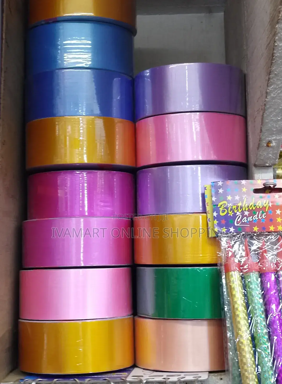 Ribbons for Party Decorations, Gift Wrapping Etc - Various Colors