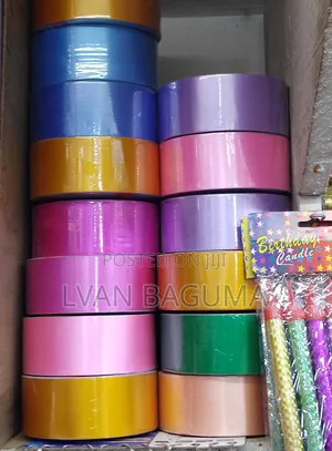 Ribbons for Party Decorations, Gift Wrapping Etc - Various Colors