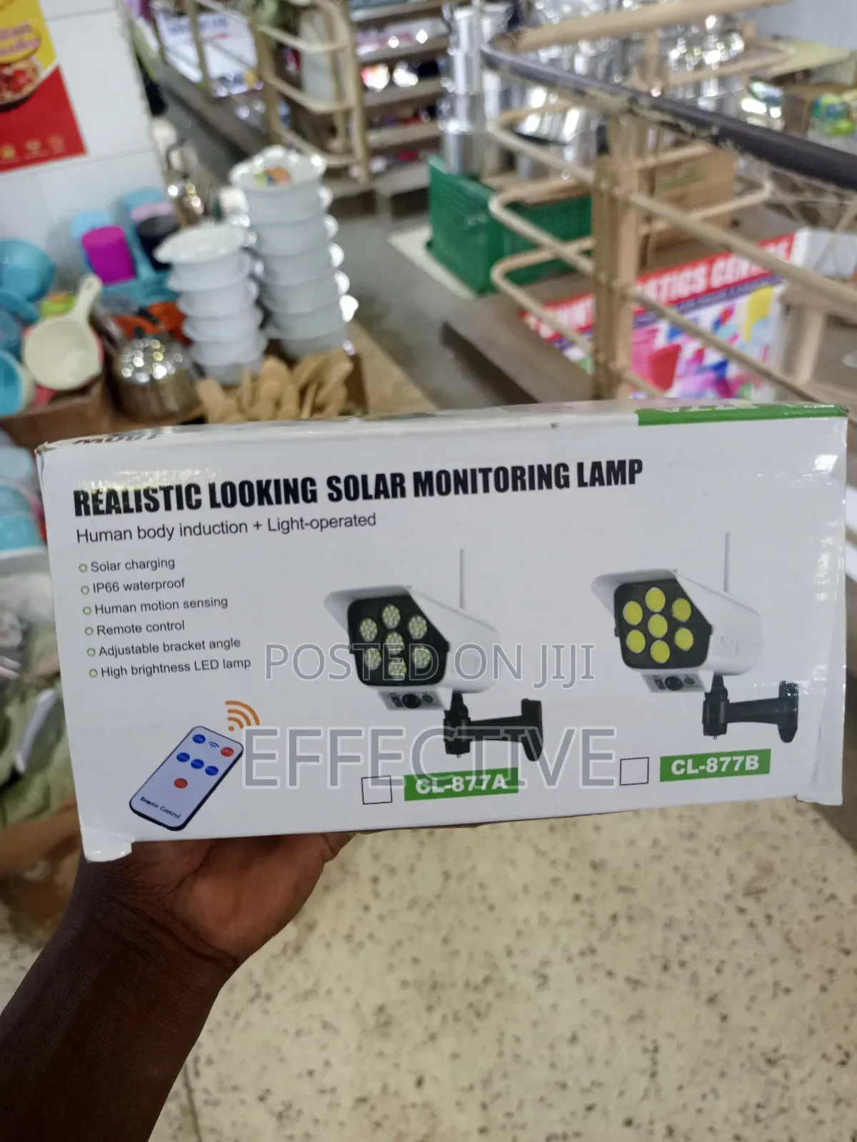 Realistic Looking Solar Monitoring Lamp.