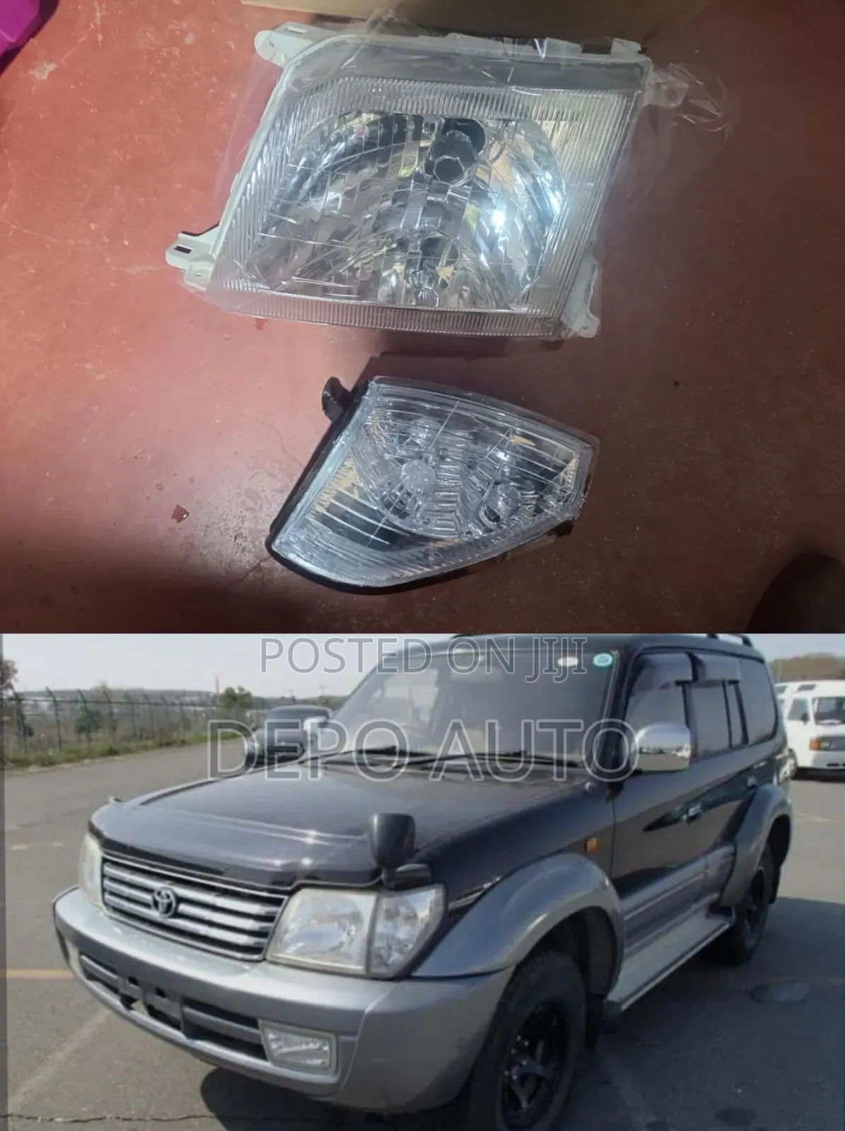 Prado Fj90 2002 New Headlamp With Cornerlamp
