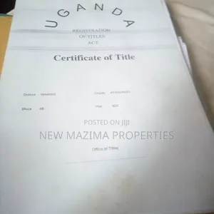 Titled Plot on Quicksale in Heart of Matuga Kavule Town