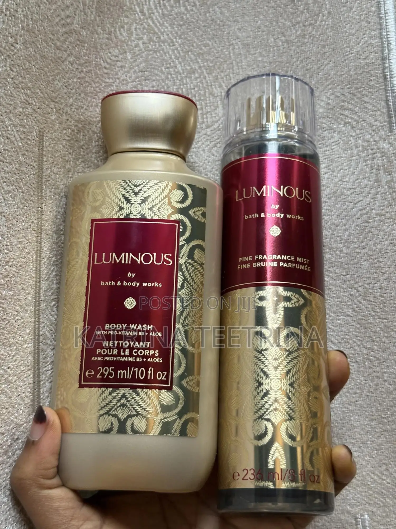 Luminous Bath and Body Works Shower Gel and Mist