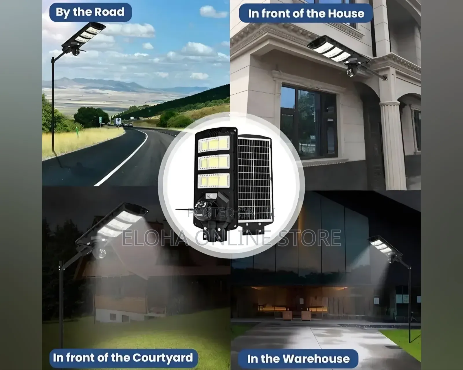 Ai Solar Camera With Street Light All in One Water-Proof With Remote