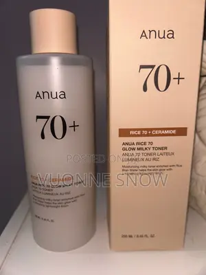 Anua Rice 70 + Ceramide Glow Milky Toner