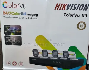 4-Channel Hikvision Colorvu Kit
