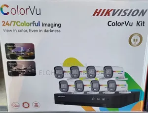 8-Channel Hikvision Colorvu Surveillance Camera