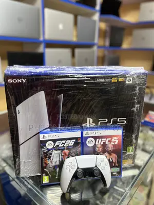 Ps5 Slim Premium New Bundle, 2 Pads and 4 Games Ready