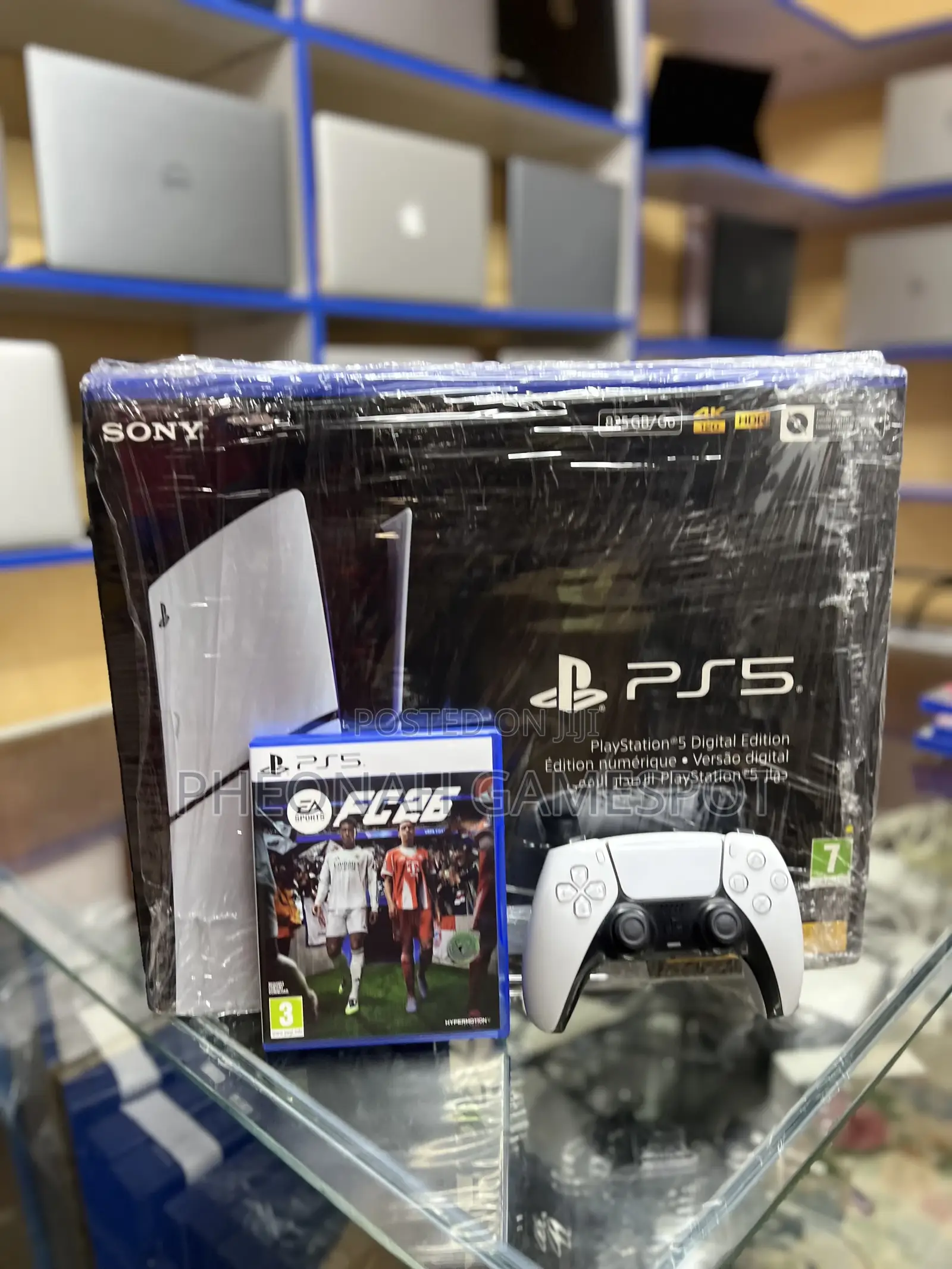 Ps5 Slim Executive New Edition, 2 Pads and 4 Games Included