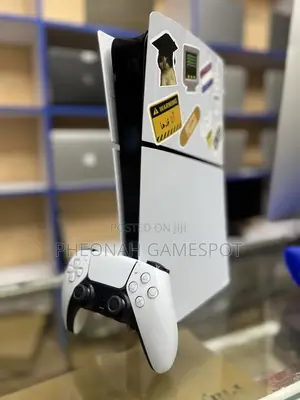 Ps5 Slim New Arrival Gaming Set, 2 Pads and 4 Games Inside
