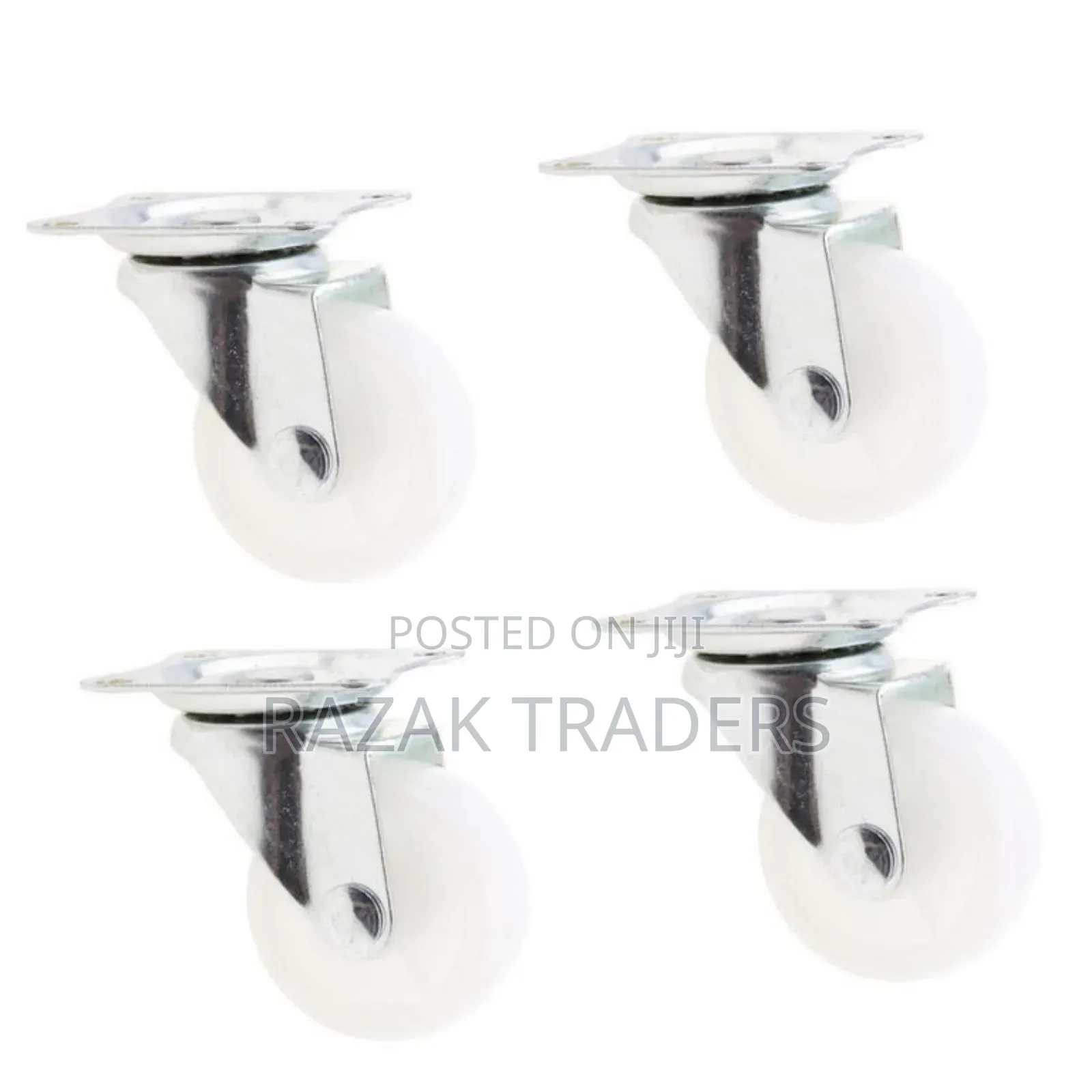 4 Pack Heavy Duty 1.5'' Swivel Castor Wheels Trolley Furniture Caster