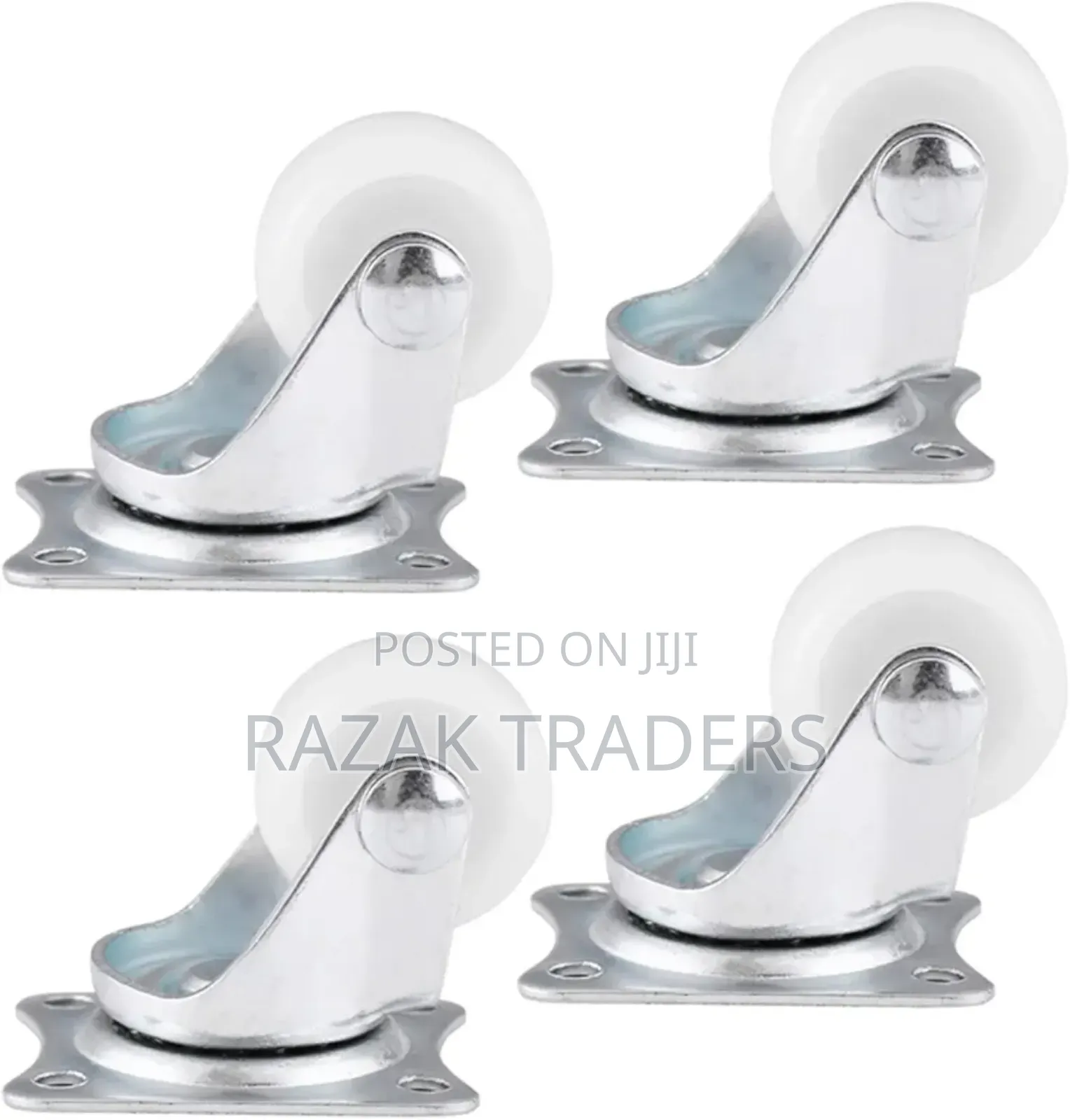 4 Pack Heavy Duty 1.5'' Swivel Castor Wheels Trolley Furniture Caster