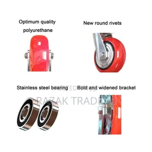 4pcs Castor Wheel for Furniture,Trolley Swivel Caster Wheels, 50mm