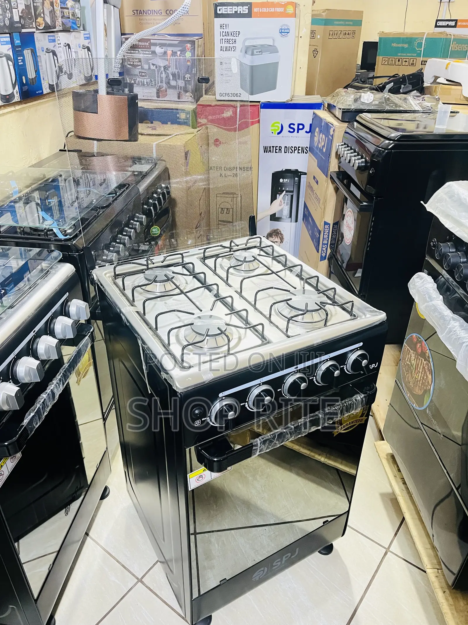 SPJ 4 Gas Bunners Original 50/50cm Standard Cooker