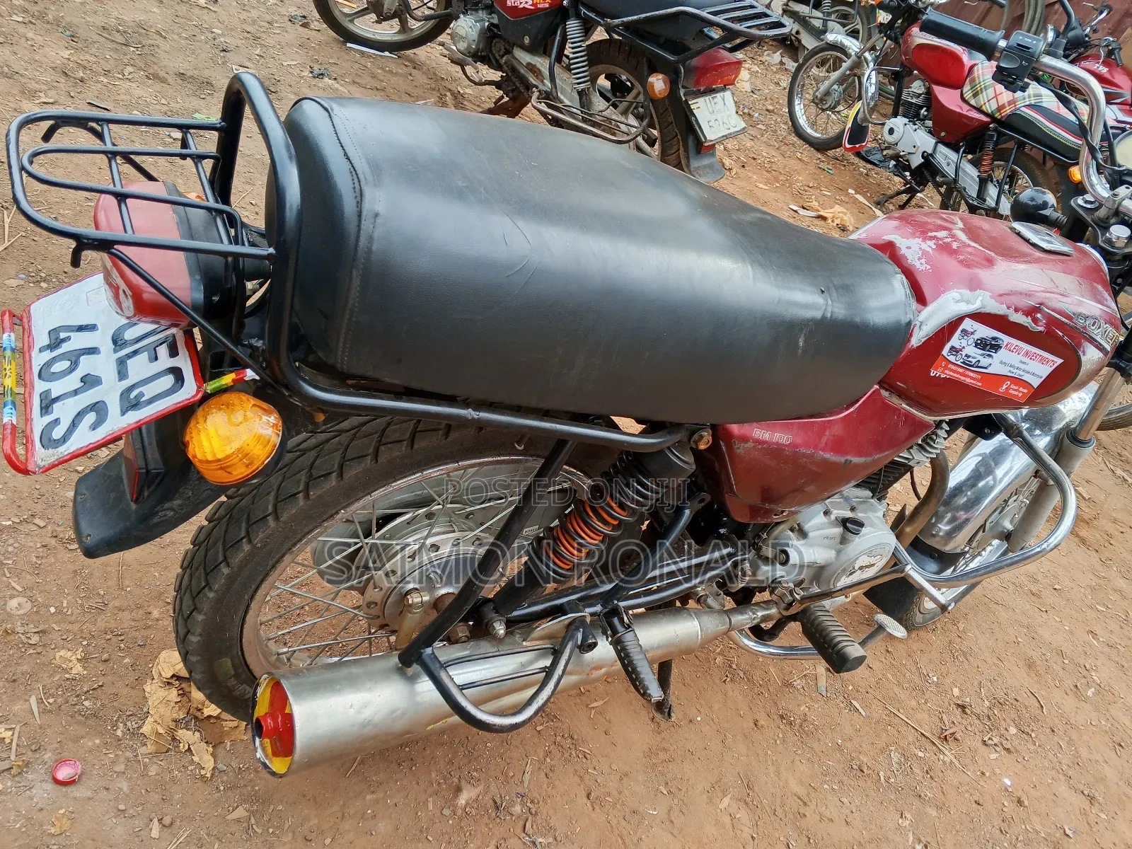 Bajaj Boxer 100 2018 Red