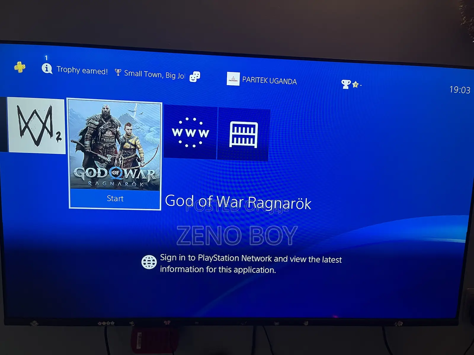 Ps4 Slim (No Controllers) 6 Games