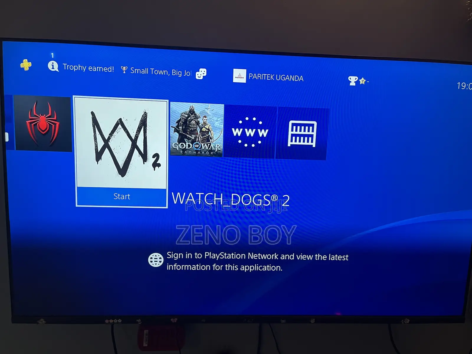 Ps4 Slim (No Controllers) 6 Games