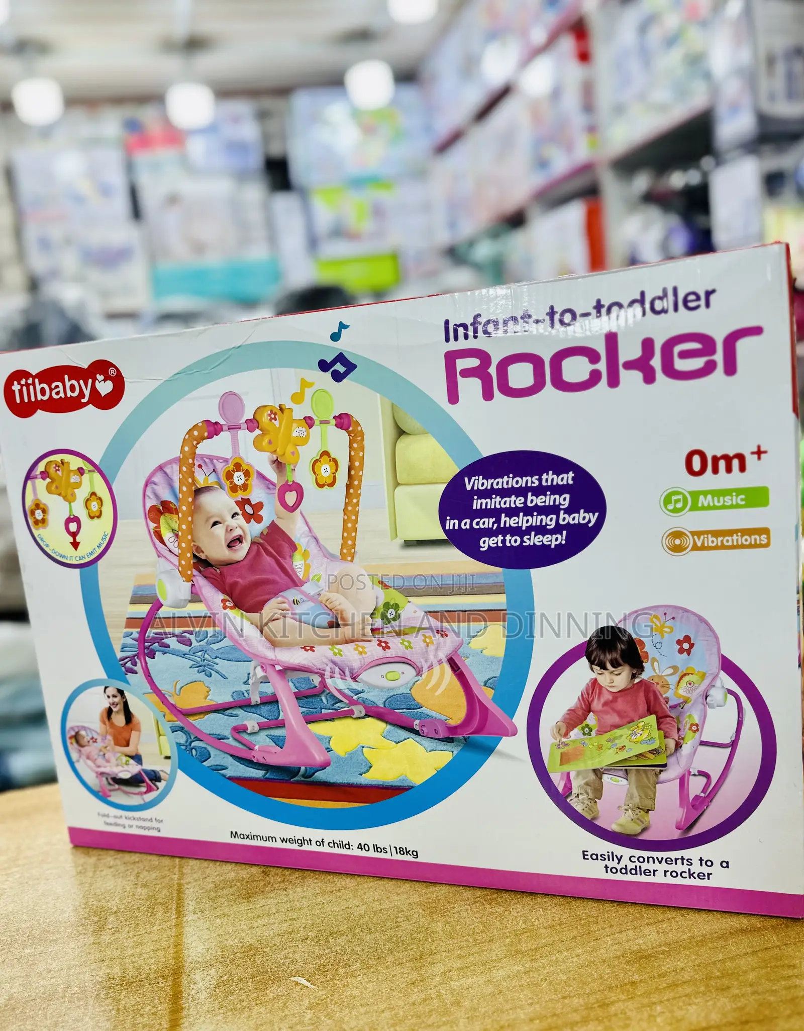 Baby Rocker From Infant to Toddler