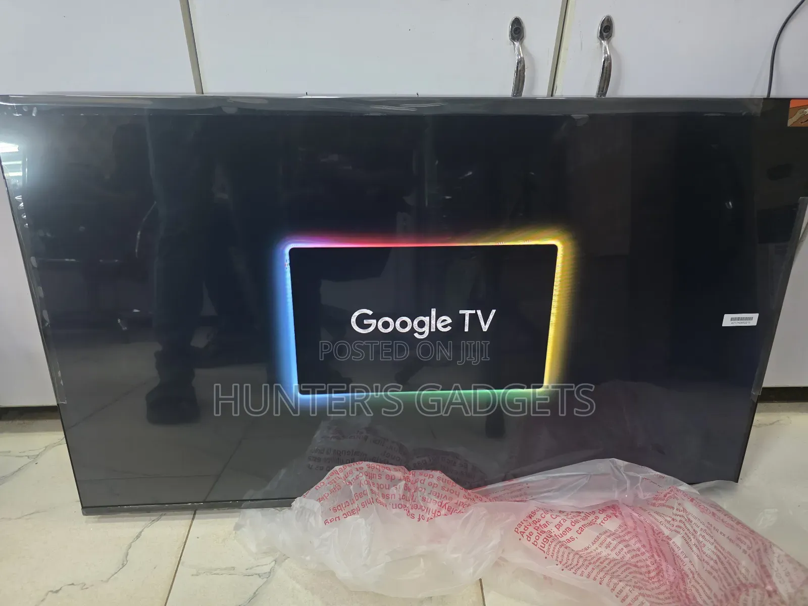 TCL 43 Inch Smart Digital Frameless Tv Metallic Design Google Tv Qled
