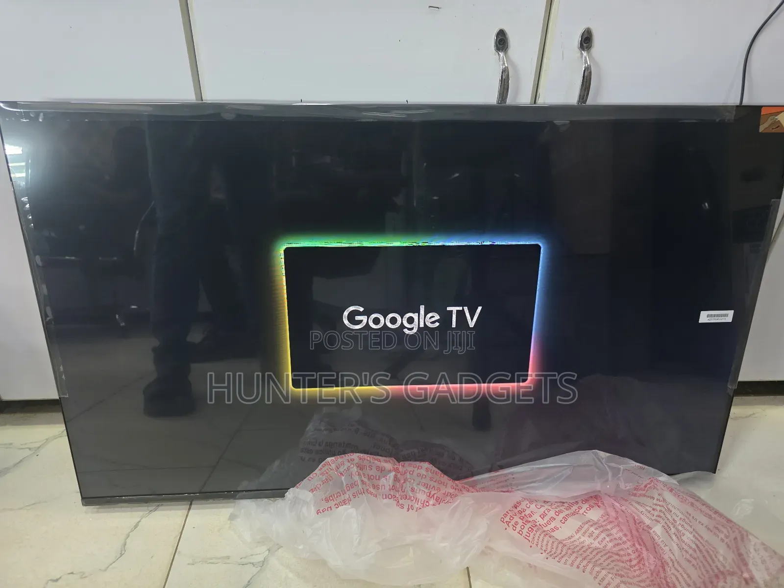 TCL 43 Inch Smart Digital Frameless Tv Metallic Design Google Tv Qled