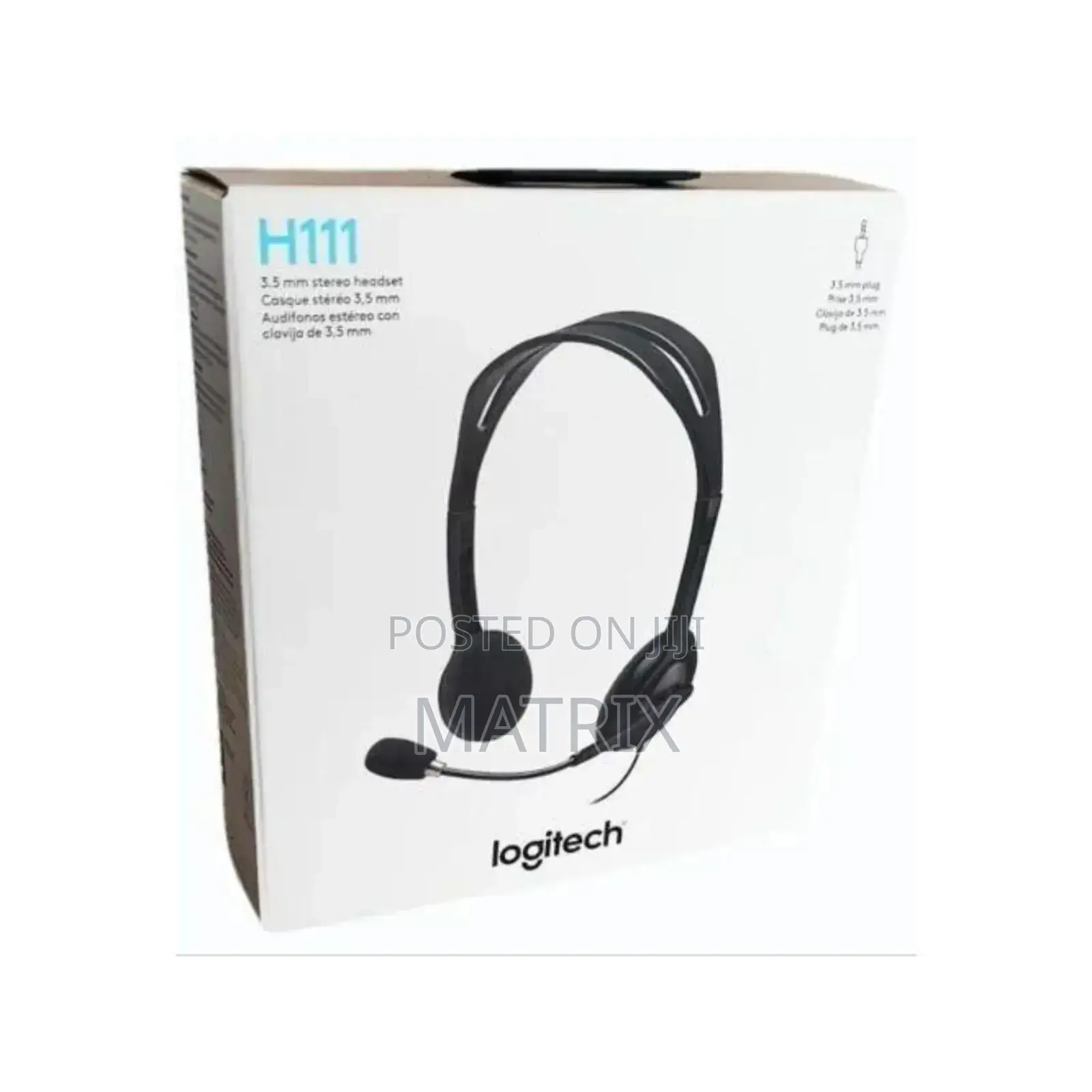 Logitech H111 Duo Headset for Pc Black