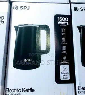 SPJ Black Electric Kettle