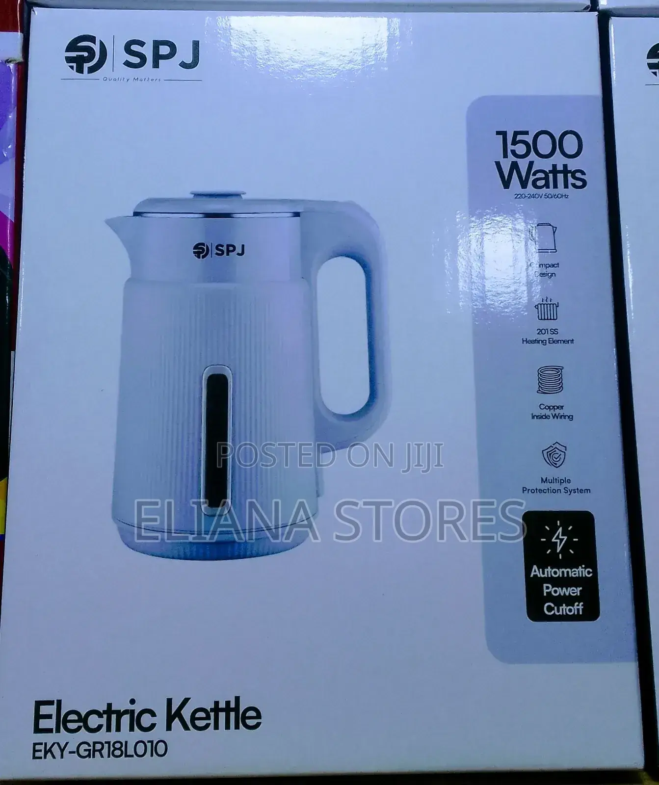 SPJ Electric Kettle 1500w