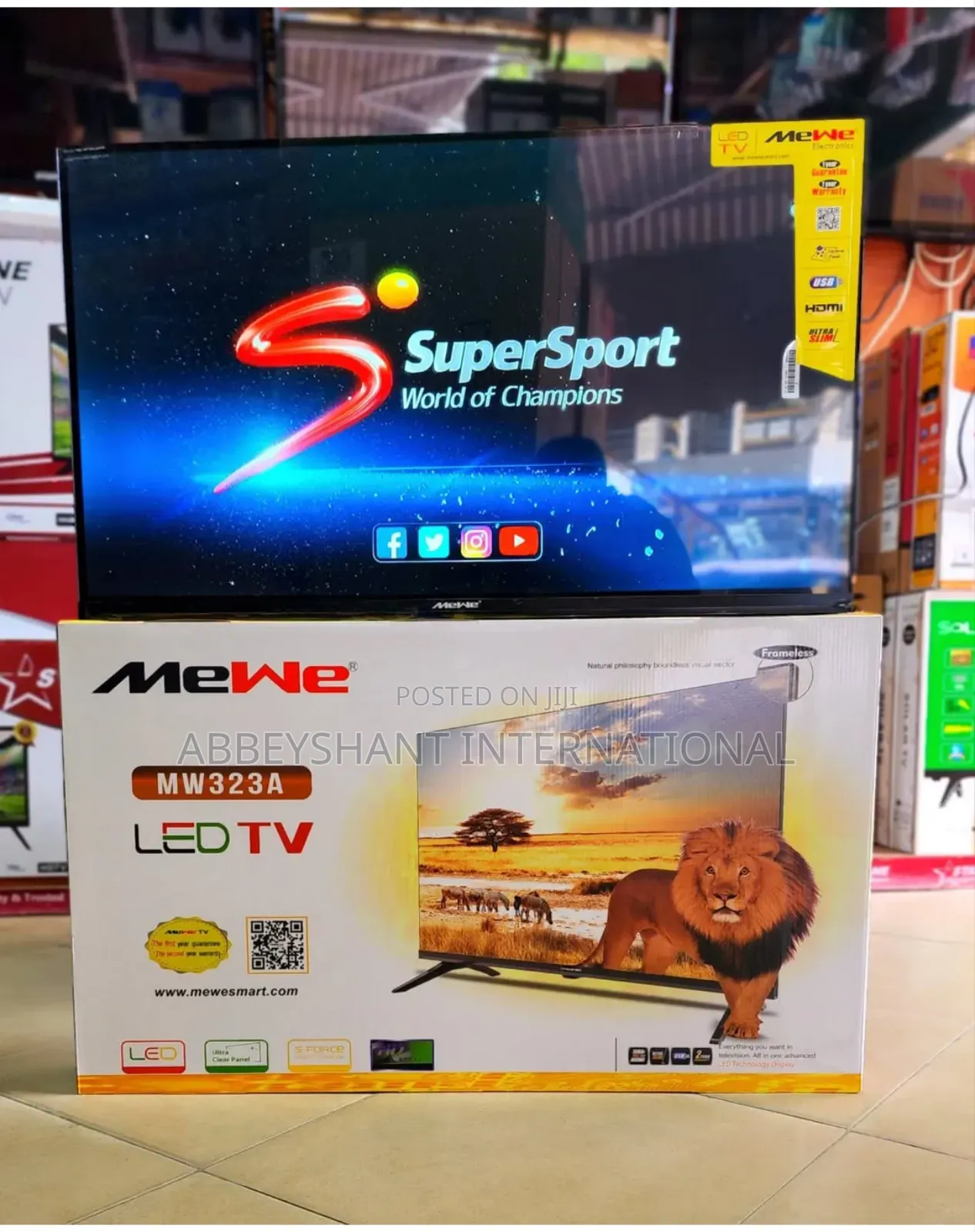 Mewe 40-Inch Smart Frameless Tv With Free-to-Air Full Hd