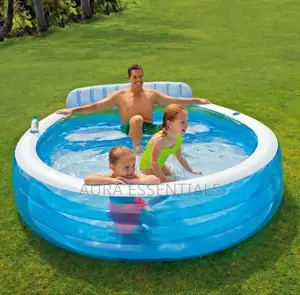 Intex Huge Inflatable Kids Blow Up Swim Center Family Lounge Pool