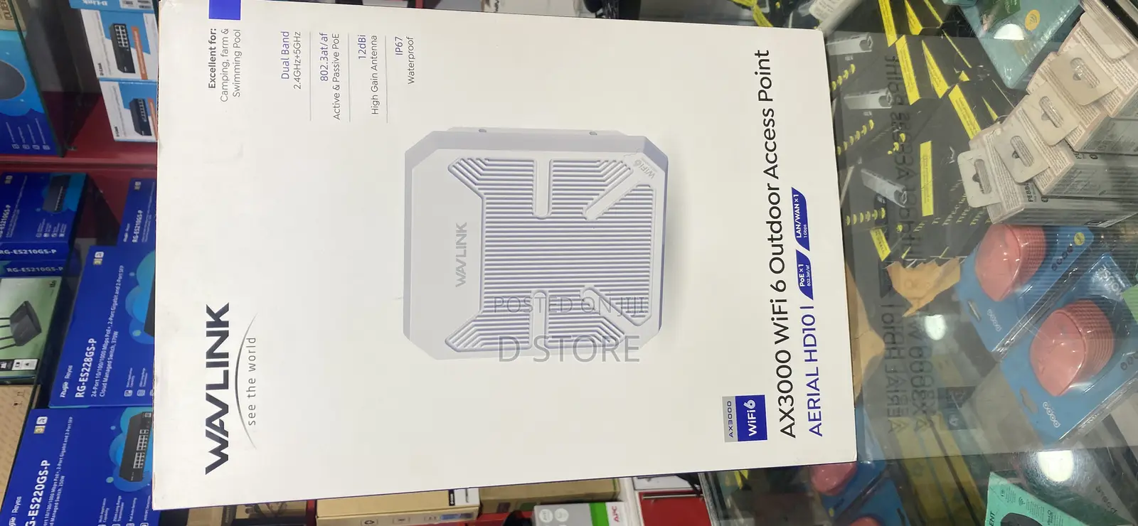 Wavlink Ax3000 Wi-Fi 6 Outdoor Access Point Aerial Hd10