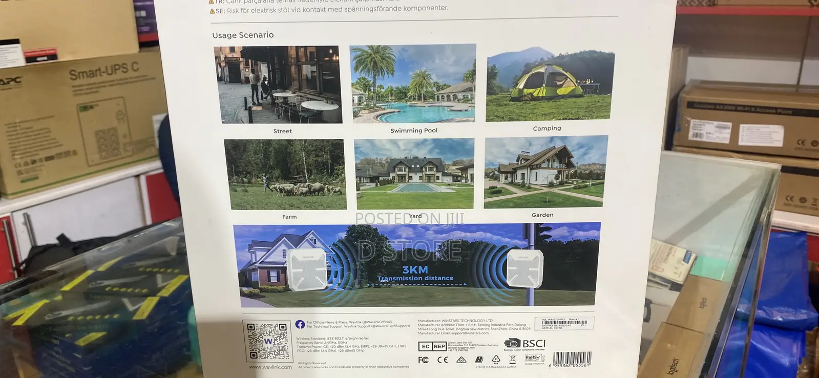 Wavlink Ax3000 Wi-Fi 6 Outdoor Access Point Aerial Hd10
