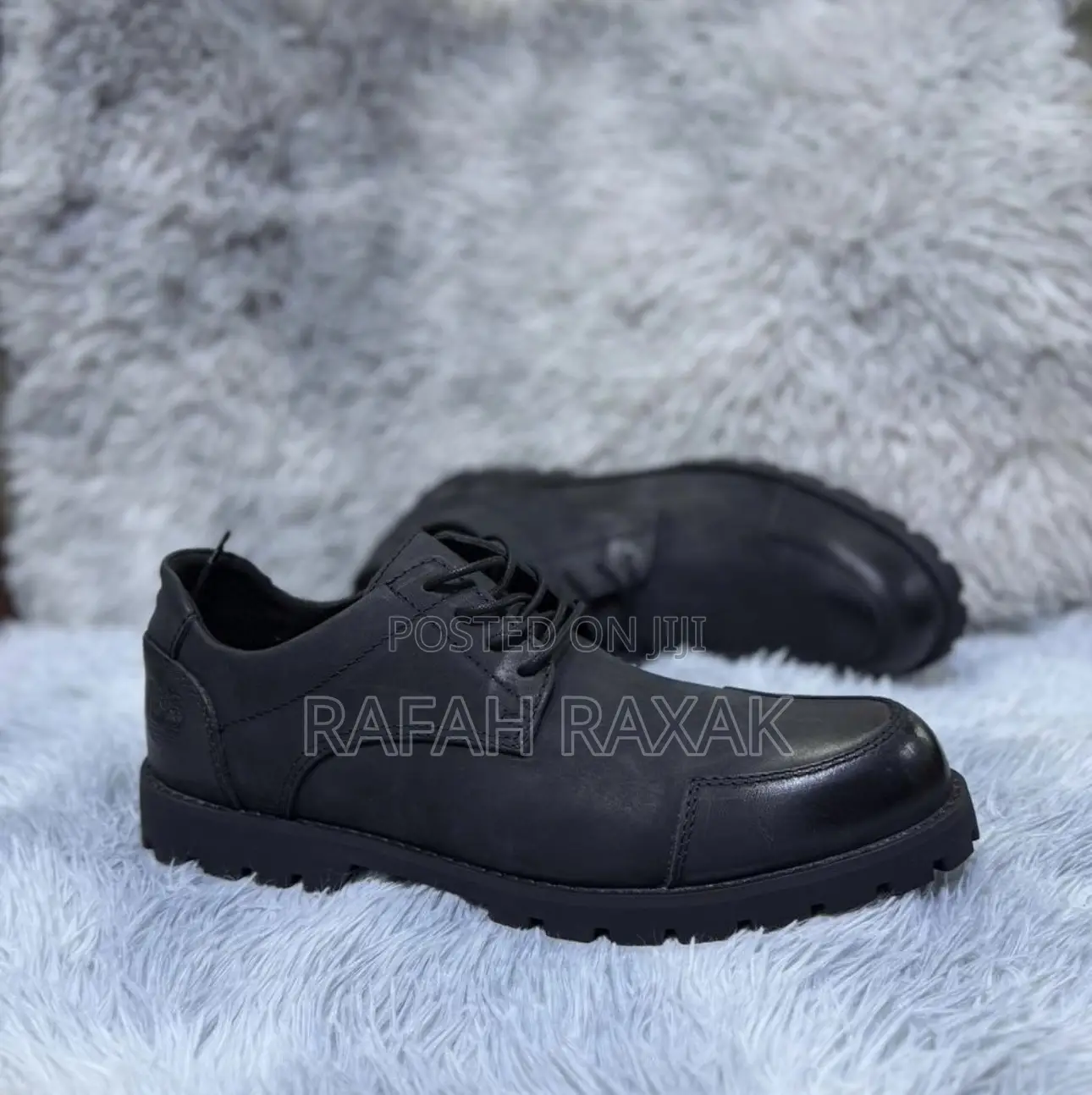 Original Men’S Black Timberland Casual Leather Low Shoes
