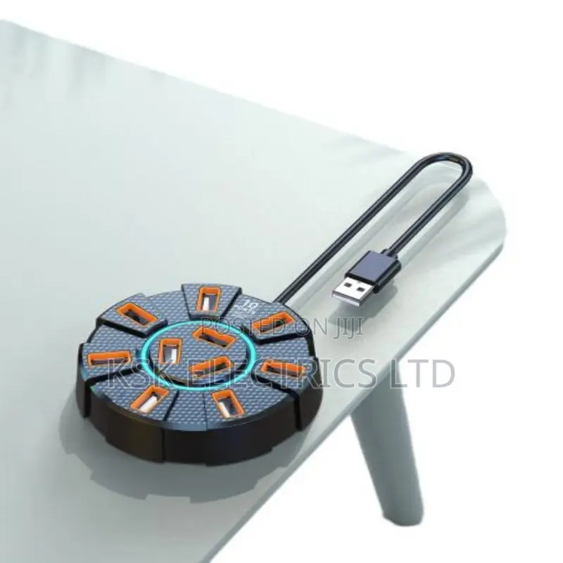 Round 10 Port Usb Hub
