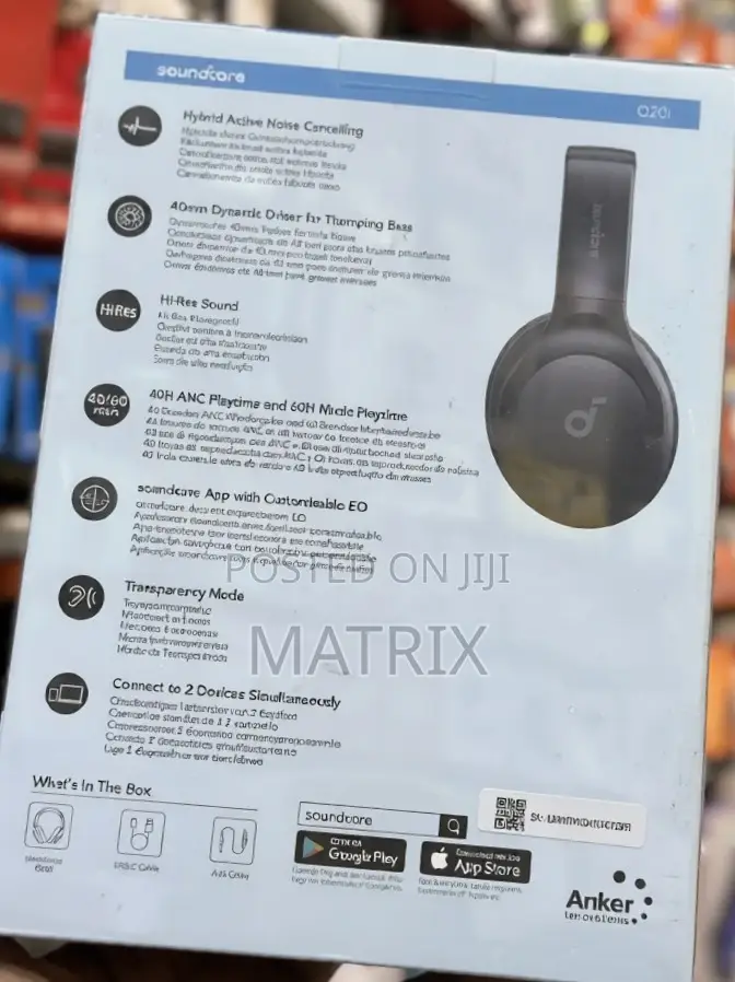 Q20i | Hybrid Active Noise Cancelling Headphones