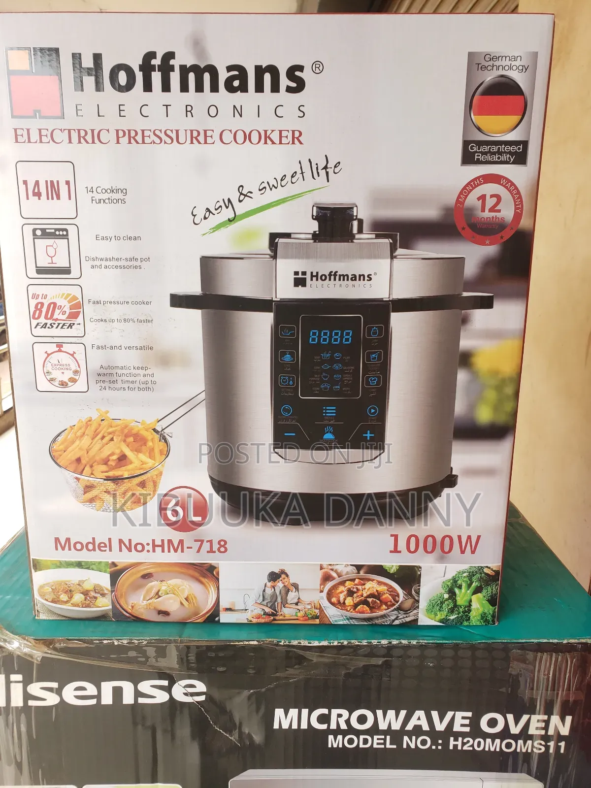 Electric Multi Functional Pressure Cooker Hoffmans 6l. in Central ...
