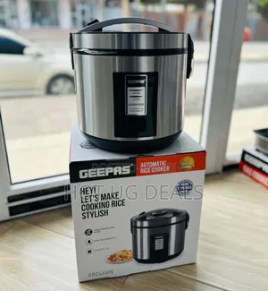 Geepas Grc4330 Stainless Steel Rice Cooker, Non-Stick Innerpot, 1.8l
