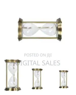 Elegant Vintage Brass Hourglass Sand